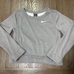 Nike Kids Gray Long Sleeve Sweatshirt